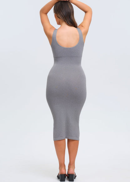 SnatchedKnit Halter Maxi Dress