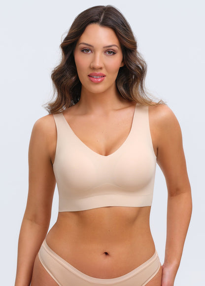 MagicEraser V-Neck Tank Bra