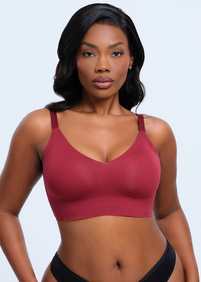 MagicEraser Wireless V-Neck Adjustable Bra