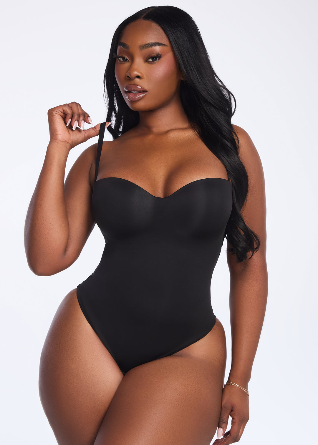 BraSculpt Strapless Bodysuit Thong