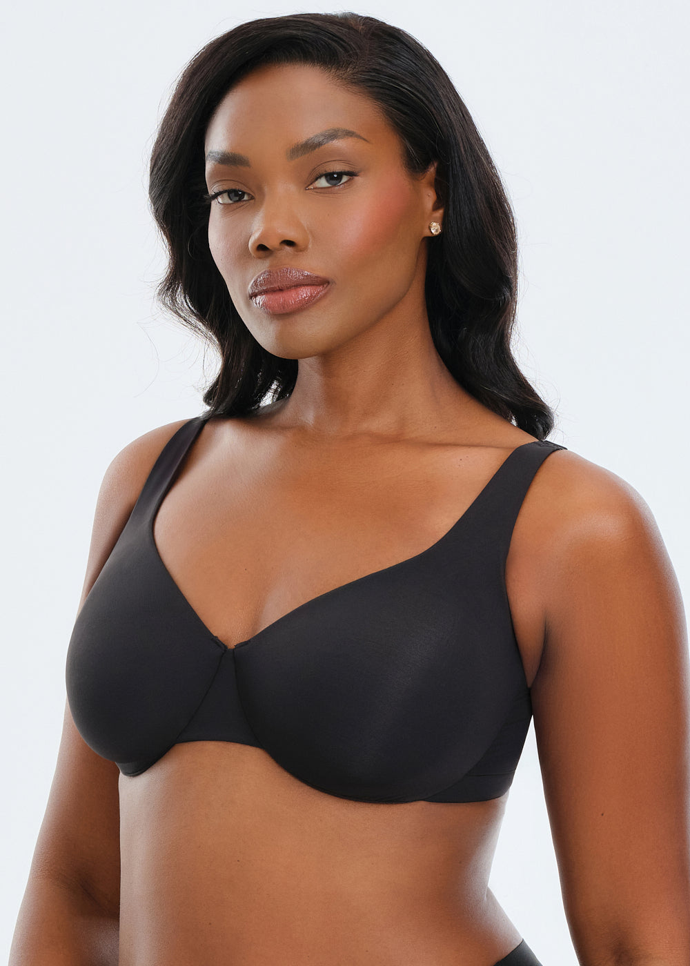 Underwire Unpadded V-Neck Bra