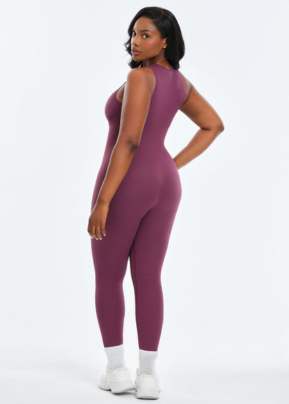 SnatchedKnit Front Zip Jumpsuit