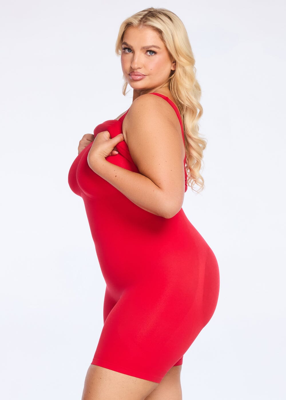SecretSculpt Jersey Halter Midi Dress