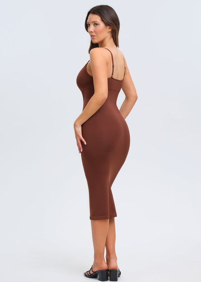 SnatchedKnit V-neck Sami Maxi Dress