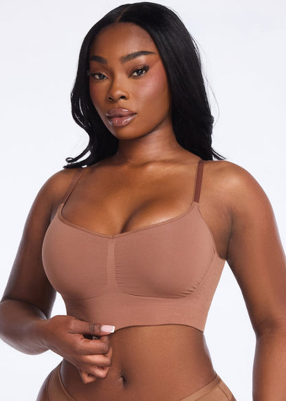 SmoothingSeamless Wireless Scoop Bra