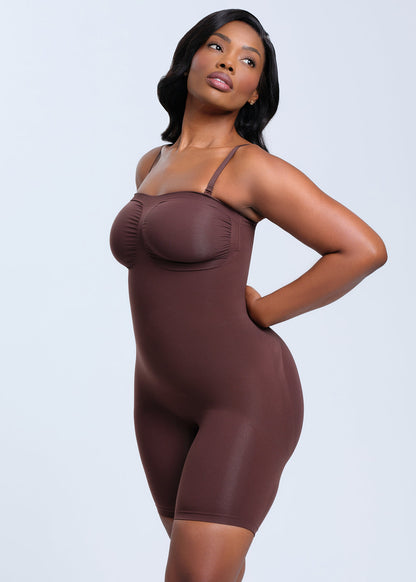 SmoothingSeamless Strapless Bodysuit Shorts